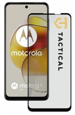 Tactical Glass Shield 5D sklo pre Motorola G73 čierna (8596311207914)
