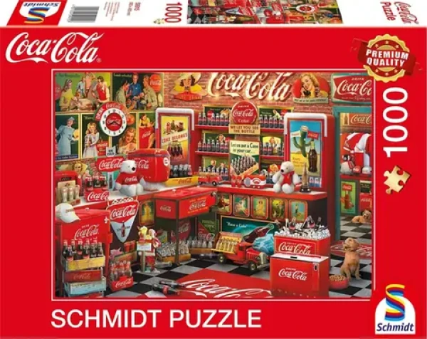 Schmidt Puzzle Coca-Cola Nostalgický obchod
