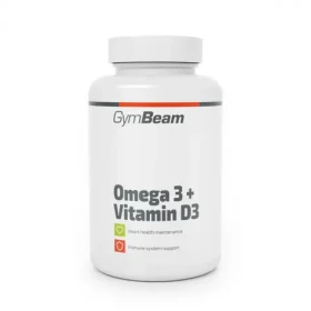 Omega 3 + Vitamín D3 - GymBeam (90 kaps.) (74083-1-90caps)