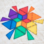Connetix Connetix Tiles - Magnetická Stavebnica Rozširujúca Dúhový Set 36 ks