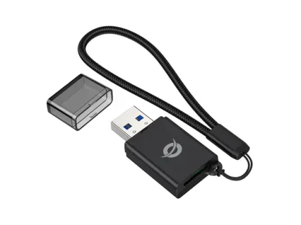 Conceptronic čierna / Čítačka pamäťových kariet / USB-A 3.0 / microSD / 5 Gbit / s (BIAN07B)