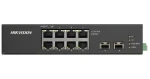 HIKVISION DS-3T0510HP-E/HS / Switch / priemyselný / 8x Gb PoE (2x Hi-PoE) / 2x Gb SFP / 110W (DS-3T0510HP-E/HS)