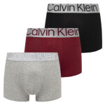 Calvin Klein Boxerky 3-pack Steel M 000NB3130A S