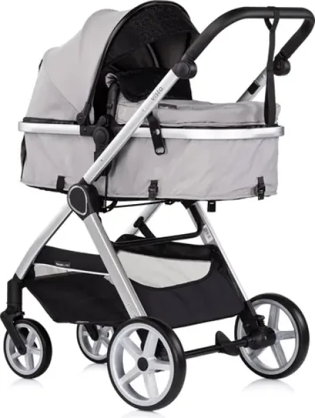 CHIPOLINO Kočík kombinovaný Vista 2v1 Cloud Grey (KKVS02502CL)