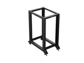 Lanberg Open Rack 22U čierna / Otvorený rack / 600 × 1000 mm / nosnosť 600 kg (OR01-6022-B)