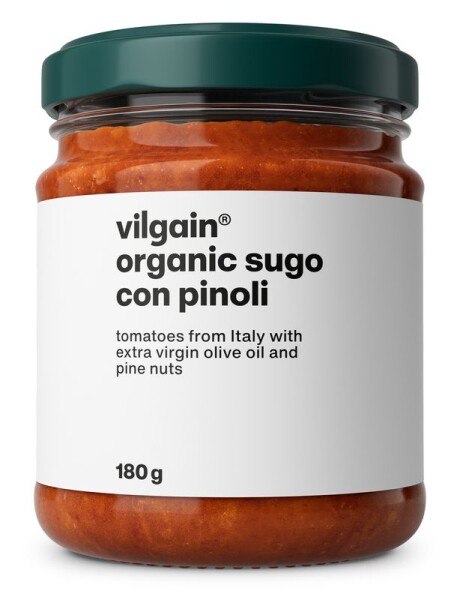 Vilgain Paradajkové sugo BIO – s píniovými orieškami 180 g