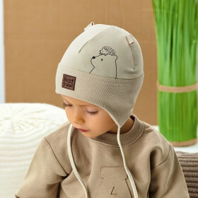 Chlapčenská čiapka 48-057 - AJS 48/50 béžová