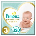 Pampers Premium Care Mega box Midi (120 ks) / Plienky / Veľkosť 3 (6-10 kg) (4015400465461)