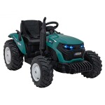 Mamido Detský elektrický traktor GROW 1804 24V tmavo zelený