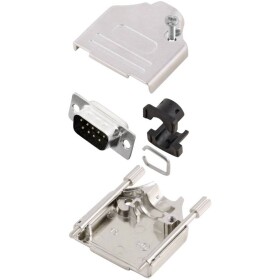 MH Connectors MHDTZK9-DM9P-K sada D-SUB kolíkové lišty 180 ° Pólov: 9 spájkovaný 1 ks; MHDTZK9-DM9P-K