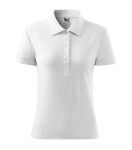 Bavlnené polo tričko Heavy white S