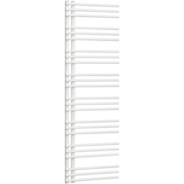 CERANO - Koupelnový radiátor Burke - L/P - asymetrické připojení 50mm - 574 W - bílá lesklá - 1600x500 mm CER-375918