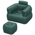Mamido Nafukovacie kreslo Bestway 75137 tmavo zelené