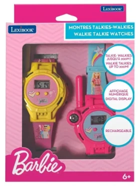LEXIBOOK Hodinky s vysielačkou Barbie