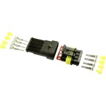 BAAS sada konektorov Superseal AMP-Superseal 1.5mm Series Počet pólov 4 Raster (rozteč): 6 mm ES14 1 ks; ES14