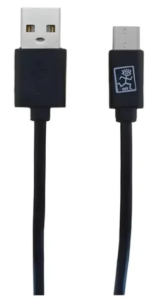 2GO čierna / Dátový kábel / USB-A na USB-C / 1 m / USB 3.2 Gen 1 (795782)