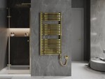 MEXEN/S - Helios radiátor + vykurovacia tyč 1200 x 600 mm, 600 W, zlatá W103-1200-600-2600-50