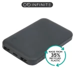 ESTUFF INFINITE čierna / Powerbanka / 5 000 mAh / USB-C / 2x USB-A / rýchlonabíjanie (ES641040)