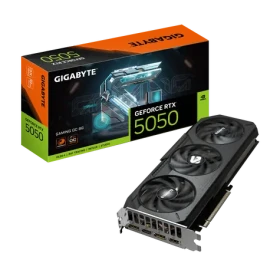 GIGABYTE GeForce RTX 5050 GAMING 8GB OC / 2632MHz / 8GB GDDR6 / 128-bit / 1x HDMI + 3x DP / 550W (8) (GV-N5050GAMING OC-8GD)