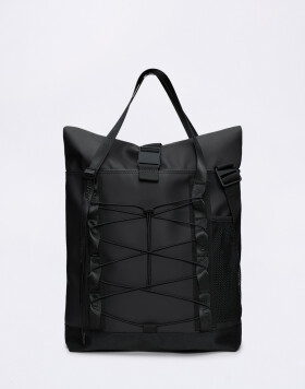 Rains Trail Rolltop Tote Bag 01 Black