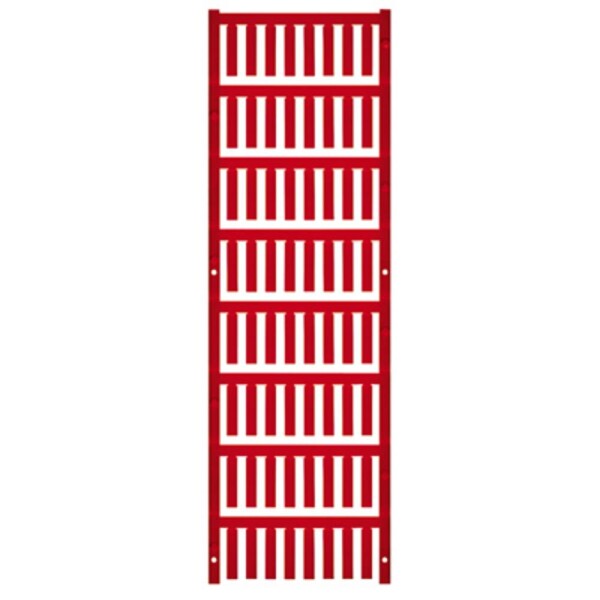 Weidmüller 1689430003 VT SF 3/21 NEUTRAL RT V0 značenie káblov Druh montáže: prichytenie sponami Potlačiteľná plocha: 4.6 x 21 mm červená Počet markerov: 512; 1689430003
