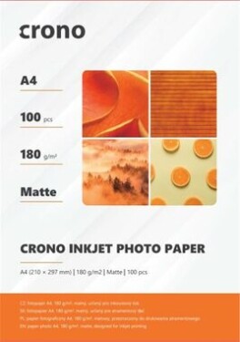 Crono PHPM4A fotopapier matný A4 100ks (PHPMA4-100)