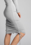 LaLupa Dress LA039 Light Grey