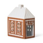 KÄHLER Porcelánový svietnik Gingerbread Lighthouse Medium