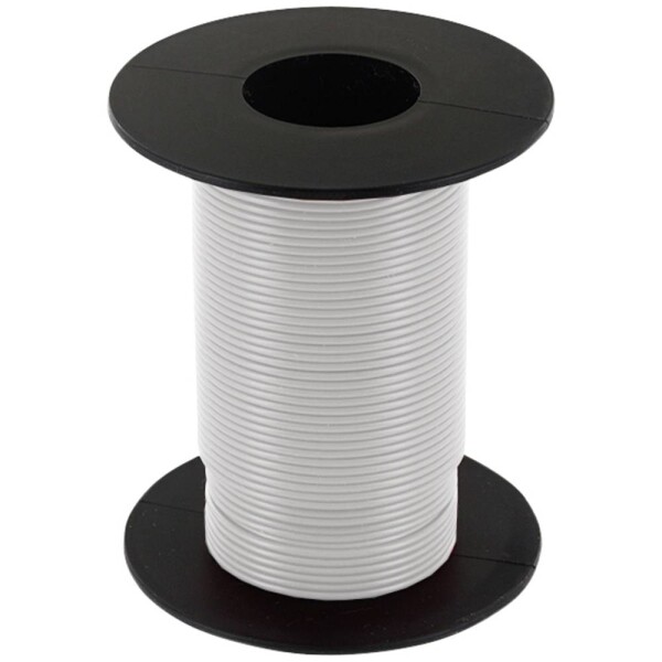 Econ connect KL025WS25 opletenie / lanko, 1 x 0.25 mm², biela, 25 m; KL025WS25
