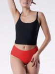 Dámske nohavičky Simple Brasil Maxi Red - Julimex S