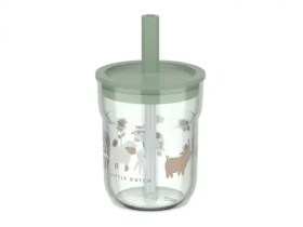 Little Dutch Téglik s slamkou 250 ml Farma (108023065399LD)