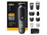 Braun MultiGroom AIO5560 tmavo šedá / multifunkčný zastrihávač vlasov fúzov / rýchle nabíjanie / Li ION batéria (AIO5560)