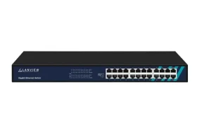 Lanview LVN-1UMOUNT-24PORT-1G / Switch / Unmanaged / 24x Gigabit Ethernet / 48 Gbit/s / Rack mount 19" (LVN-1UMOUNT-24PORT-1G)