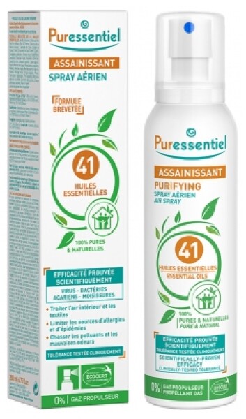 PURESSENTIEL Čistiaci sprej 41 esenciálnych olejov 200 ml