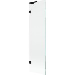 MEXEN/S - Lunar L vaňová zástena FIX 50 x 150, transparent, čierna 897L-050-000-70-00
