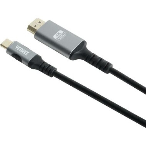 YENKEE YCU 430 Kábel USB-C (M) - HDMI (M) 1.5m čierna / 4K @ 60Hz (8590669312962)