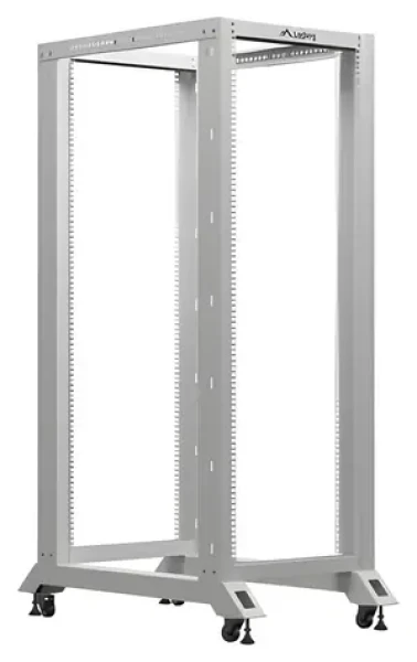 Lanberg Open Rack 32U sivá / Otvorený rack / 19" / 600 x 1000 mm / nosnosť 600 kg (OR01-6032-S)