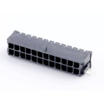 Molex vstavaná pinová lišta (štandardná) Počet pólov 24 Raster (rozteč): 3.00 mm 430452411 1 ks Tape on Full reel; 430452411