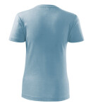 Klasické nové dámske tričko sky blue 2XL