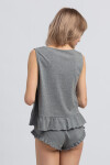 LaLupa Top LA052 Grey