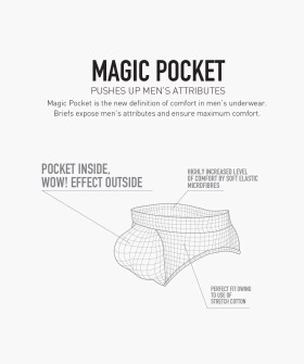 Pánske nohavičky Magic Pocket Briefs S