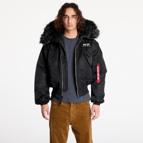 Bunda Alpha Industries 45P Hooded Black/ Black XXL