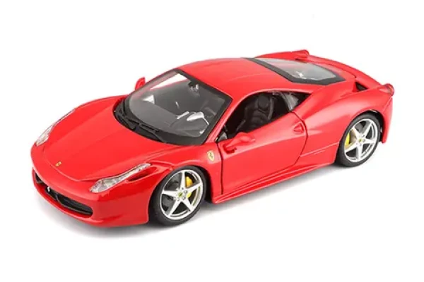 Bburago RACE+PLAY Ferrari 458 Italia červená