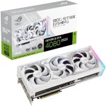 Asus ROG STRIX GeForce RTX 4080 SUPER O16G GAMING WHITE / 2295-2670 MHz / 16GB GDDR6X / 256Bit / 2xHDMI +3xDP / 320W (16) (90YV0KB2-M0NA00)