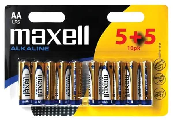 Maxell AA / Alkalická batéria / 1,5 V / 10 ks (35032357)