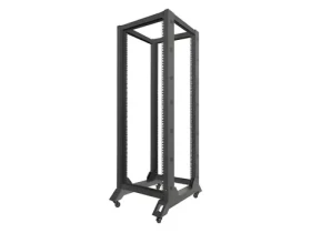 Lanberg Open Rack 32U čierna / Otvorený rack / 19" / 600 × 800 mm / Nosnosť 600 kg (OR01-6832-B)