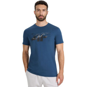 Pánske tričko 4F M2359 sea green 4FWAW25TTSHM2359 46S pánske S