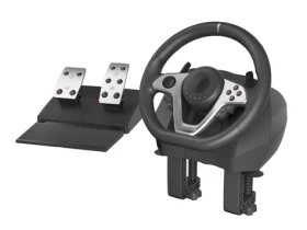 Genesis Seaborg 400 / Herný volant a pedále / otáčanie 270/900 ° / Vibrácie / USB / Pre PC, PS4, PS3, Xbox ONE, Xbox 360, SWITCH (NGK-1567)