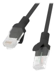 Lanberg CAT5e čierna / Patch kábel / UTP / 1 m / Fluke Passed (PCU5-10CC-0100-BK)