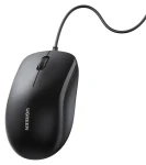 Ugreen drôtová optická myš čierna / Myš / USB / optická